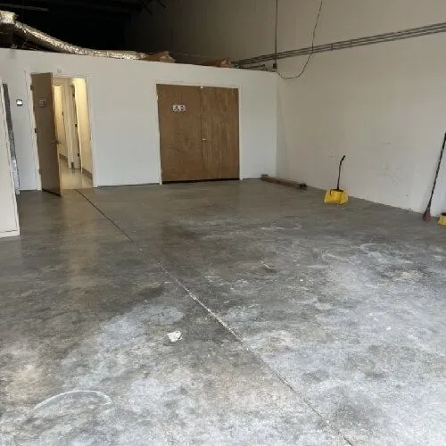 Clean space after junk removal